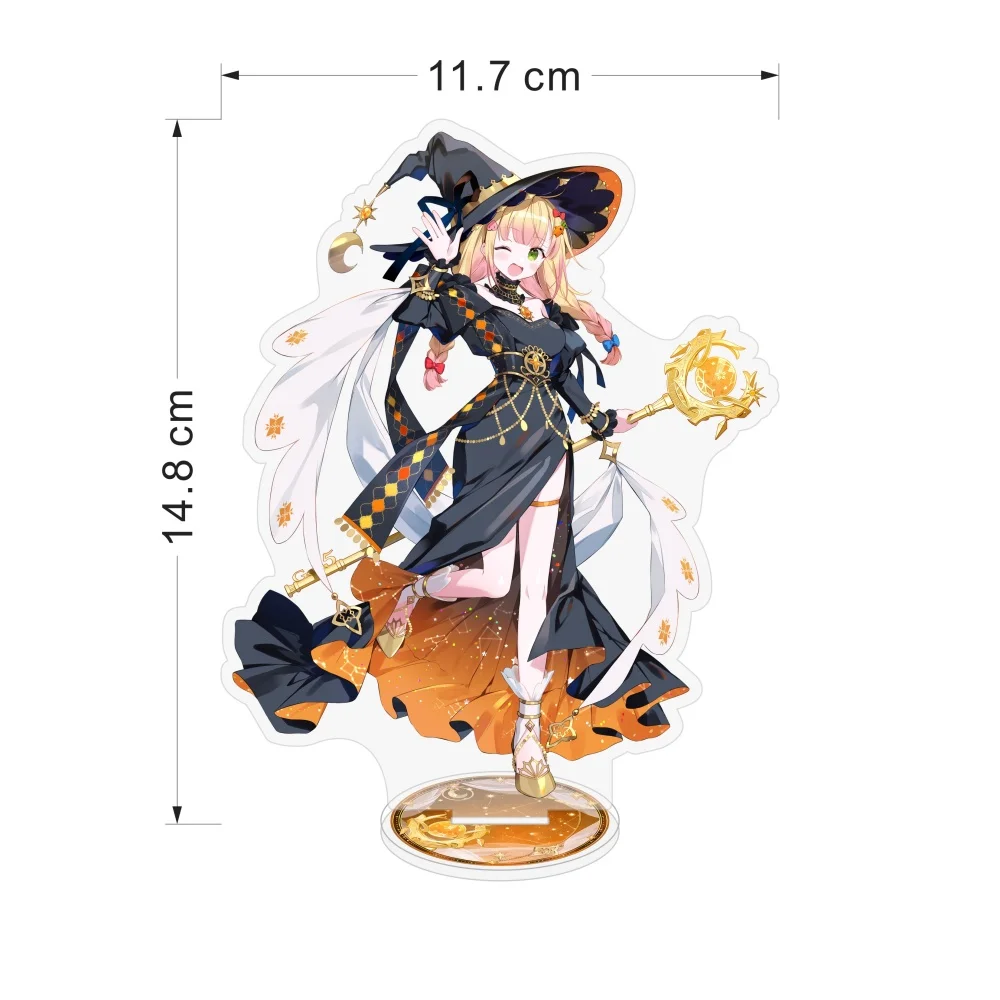 Hololive Anime Figure 15cm NePoLaBo Celestial Anniversary Acrylic Stand Lamy Nene Botan Polka Model Plate Desk Decor Keychain