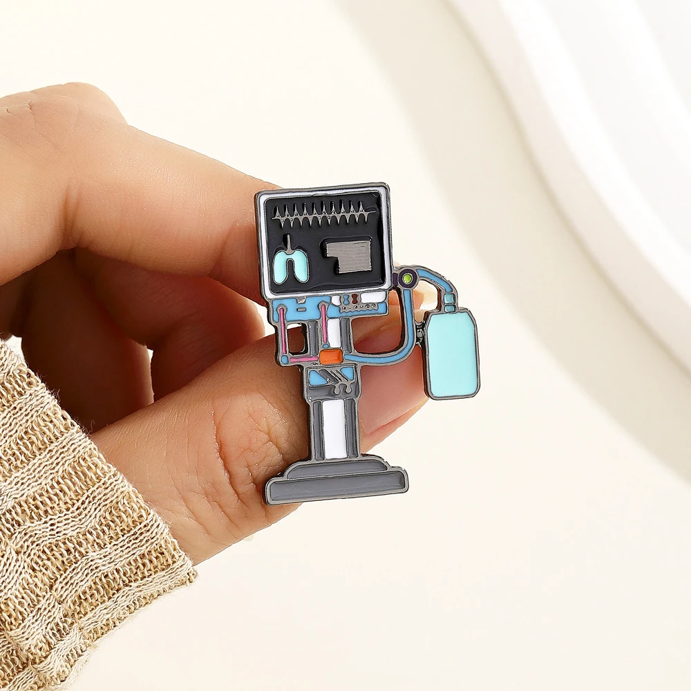 DCARZZ Funny Medical Instruments Enamel Pin Creative Medicine Jewelry Brooch for Doctor Nurse Lapel Badge Gifts Accessories view 5