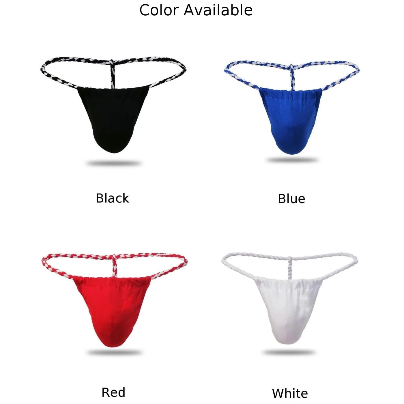 Sexy Men Erotic Hombre T-Back Breathable G-string Paper RopeThong Gay Sissy Bulge Pouch Bikini Underwear Mesh Sheer Solid Pouch