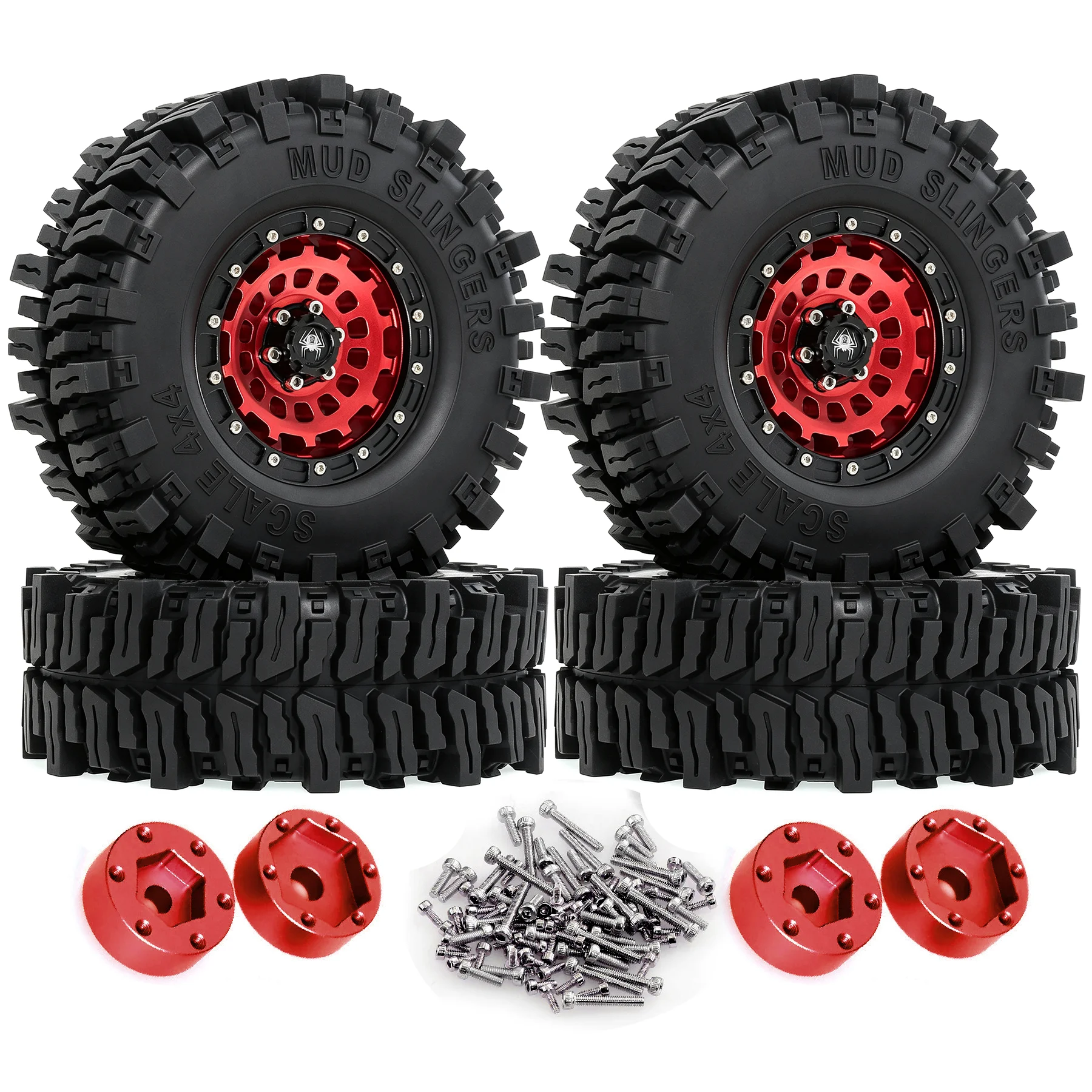 RED SPIDER 4Pcs 152mm 2.6