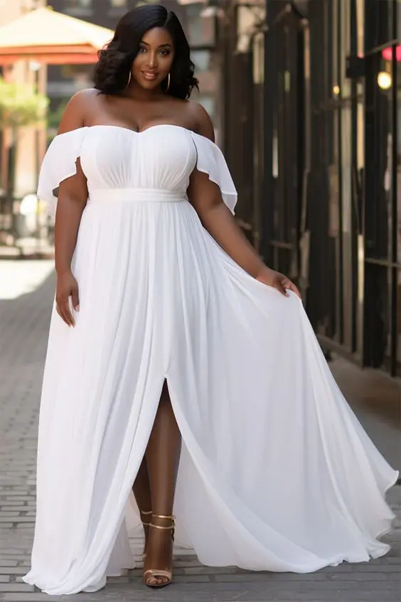 Chiffon Zwangere Trouwjurk Eenvoudige Off Shoulder Met Riem Hoge Taille Strandbruid Jurken Vrouwen Bruidsjurk Op Maat Gemaakt