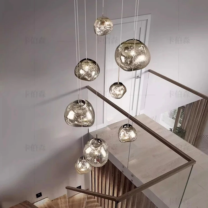 Modern LED Chandeliers for Home Decor, Luzes penduradas, Sala de estar, Sala de jantar, Iluminação interior