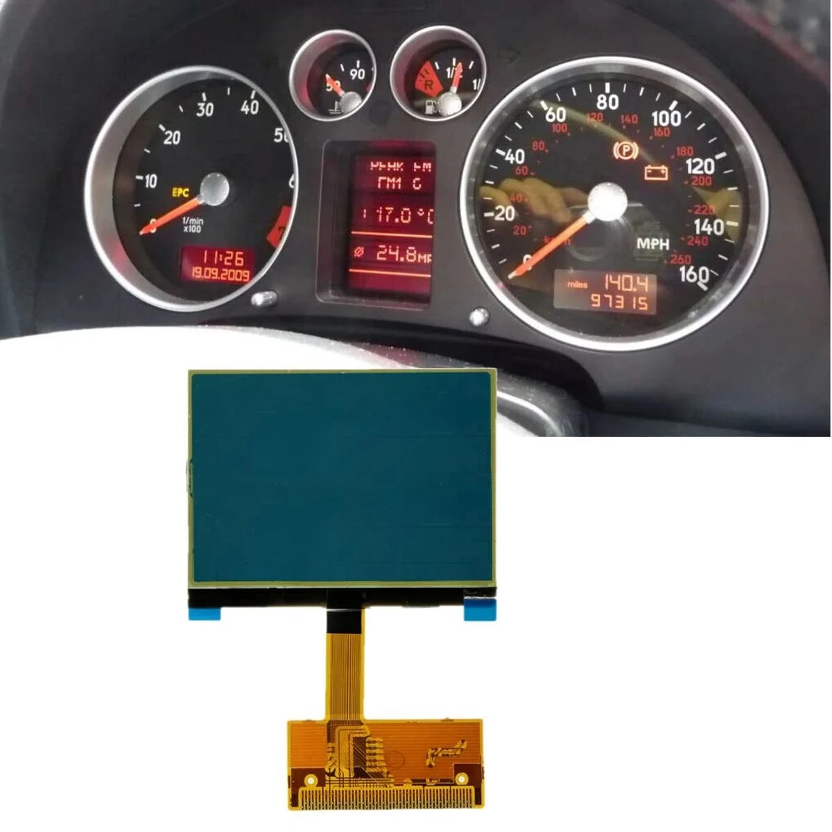 Car Gauge LCD Display Screen Pixel Cluster Repair for -Audi A3 A4 A6 S3 Serier for Jaeger TT 8N 1999-2005 095225583452