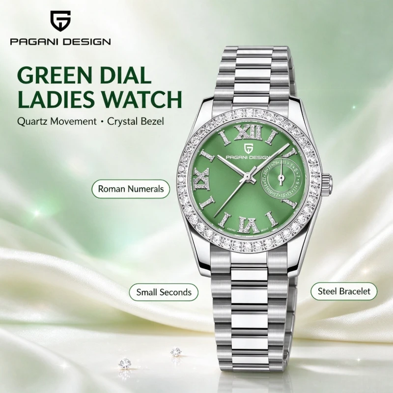 PAGANI DESIGN New Women's Wristwatch Elegant Luxury Quartz Watch For Women Fashion Waterproof Watches Sapphire Mirror Clock