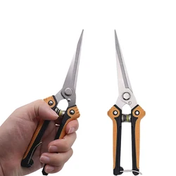 Pruning Scissors Professional Garden Shears Straight Stainless Steel Blades Sharp Gardening Hand Pruner For Garden Fruits Plants