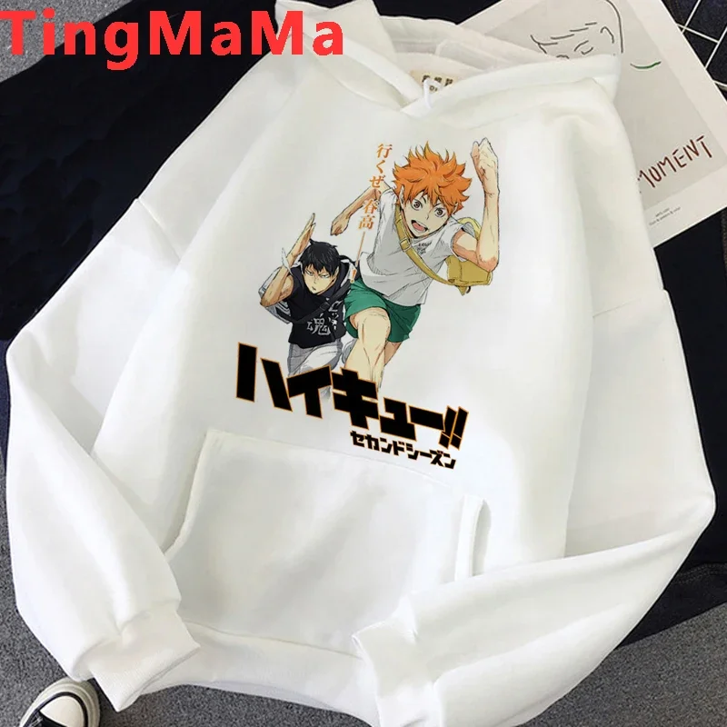 Nekoma Hoodie Volleyball Katzenpfote Anime Sport Club Ästhetisch Vintage Japanisch Schwarz Oversized Lässige Sport-Sweatshirts – Detail 24