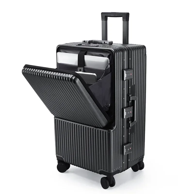 

Multifunctional Suitcase Trolley Suitcase Computer Boarding Travel Luggage Large-capacity Suitcase Password Box Luggage