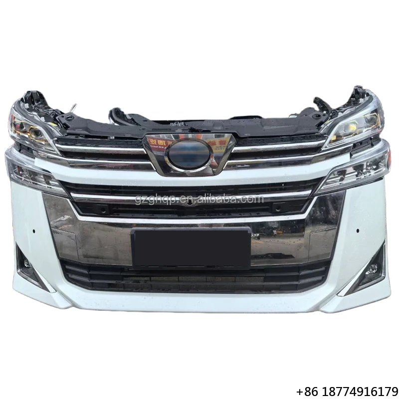 

Original Car Bumper Grille and Front Mouth Assembly Compatible with Vellfire Front Bumper Body Kit with Cooling Fan 2023
