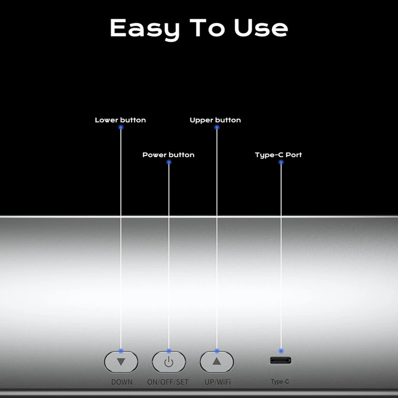 Air Quality Monitor-TVOC, PM2.5, PM1.0, PM10, อุณหภูมิ, ความชื้นและเวลา แสดงผล เครื่องทดสอบคุณภาพอากาศพื้นผิวโลหะ-ABJU