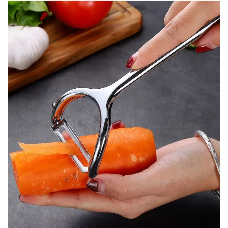 Stainless Steel Fruit Vegetable Peeler Potato Carrot Apple Peeler Grater Kitchen Gadget Multifunctional Steel Vegetable Tools