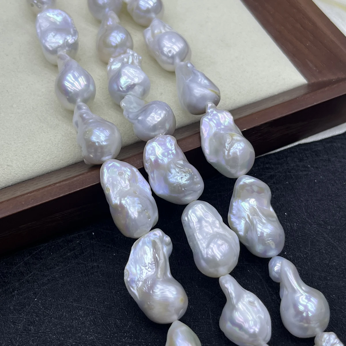 AAA Baroque Natural Freshwater Pearl Fish Tail Shaped Beads for Jewelry Making DIY Women Necklaces Bracelets Earrings Accessory
