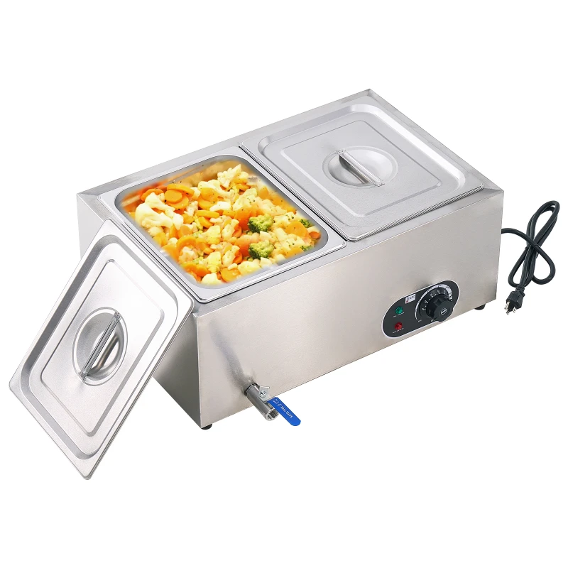 

Commercial restaurant stainless steel hot pot food heater, counter food heater insulation equipment