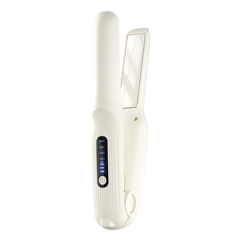 Mini Hair Straightener Wireless Rechargeable Hair Straightener Curler Suitable for Bangs Travel Dormitory Office Ladies  Gift