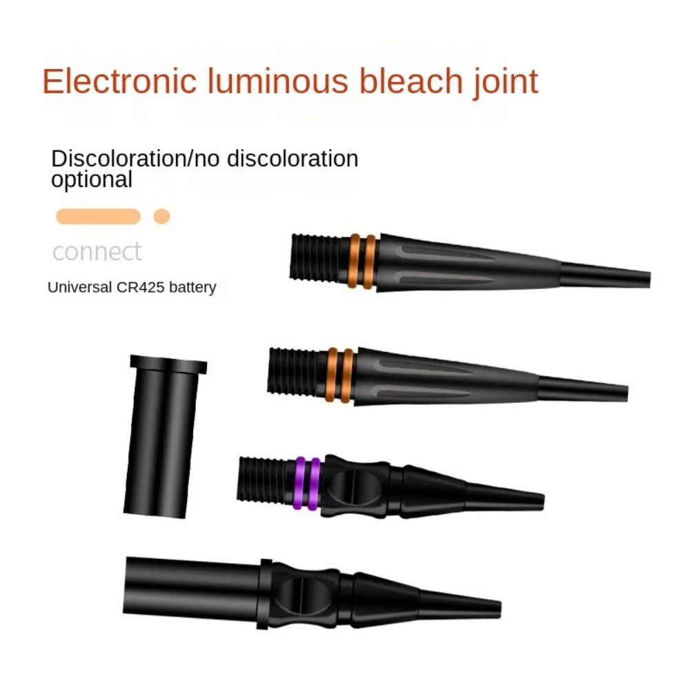 

5/30PCS Fishing Float Accessories DIY Night Fishing Float Top Electronic Fishing Float Head Color Changeable Buoy Head Connector