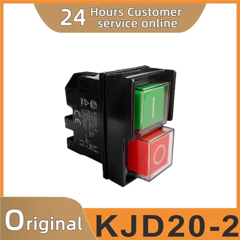 

250V Universal KJD20-2 NVR Safety Emergency Stop Saftey Cut Off Killer Touch Switch 6A Resistif 4A Inductive Charge.