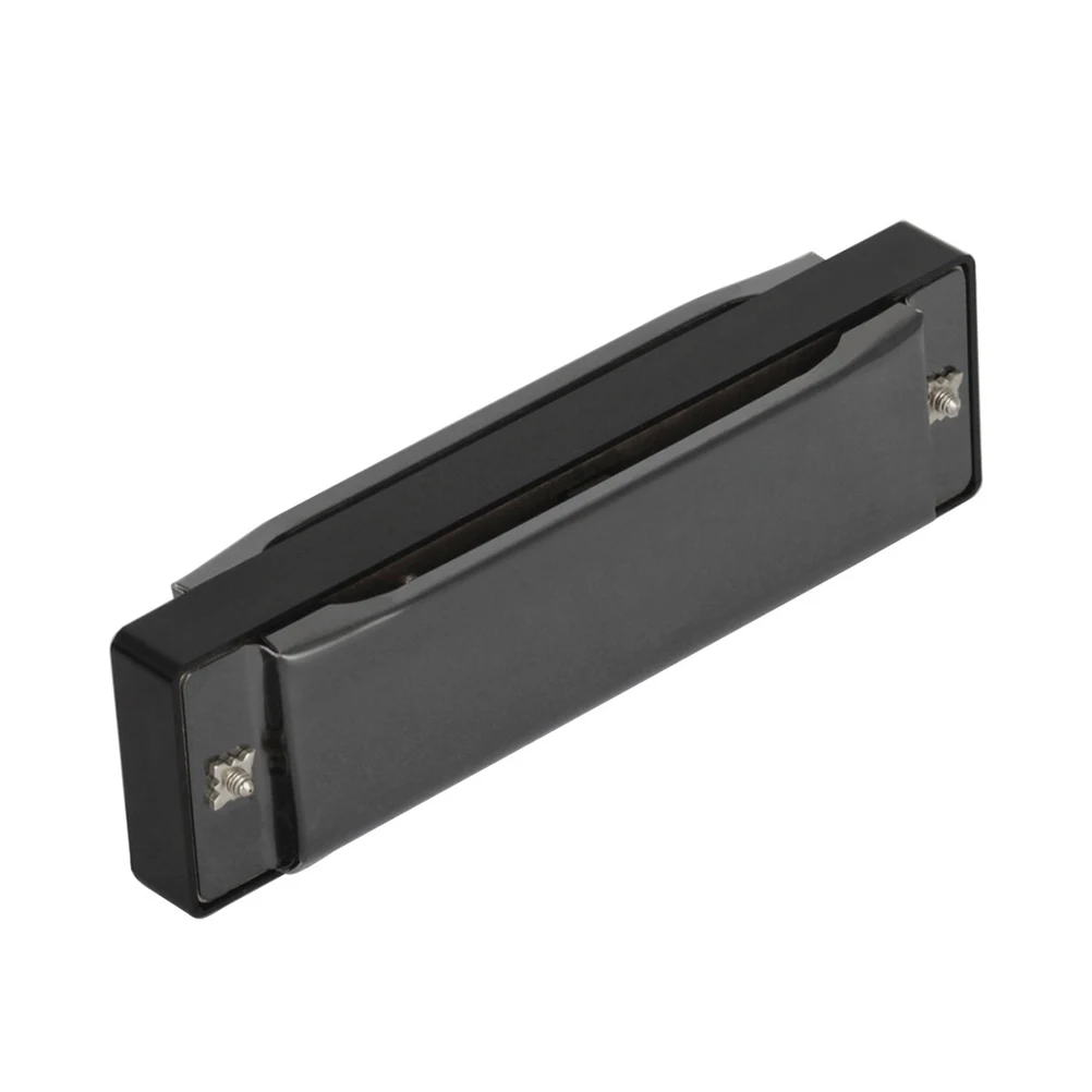 

Blues Harp 10 Holes 20 Tone Harmonica Packed With A Plastic Box Playing Instruments Small Instruments (Black with Cleansing Towe