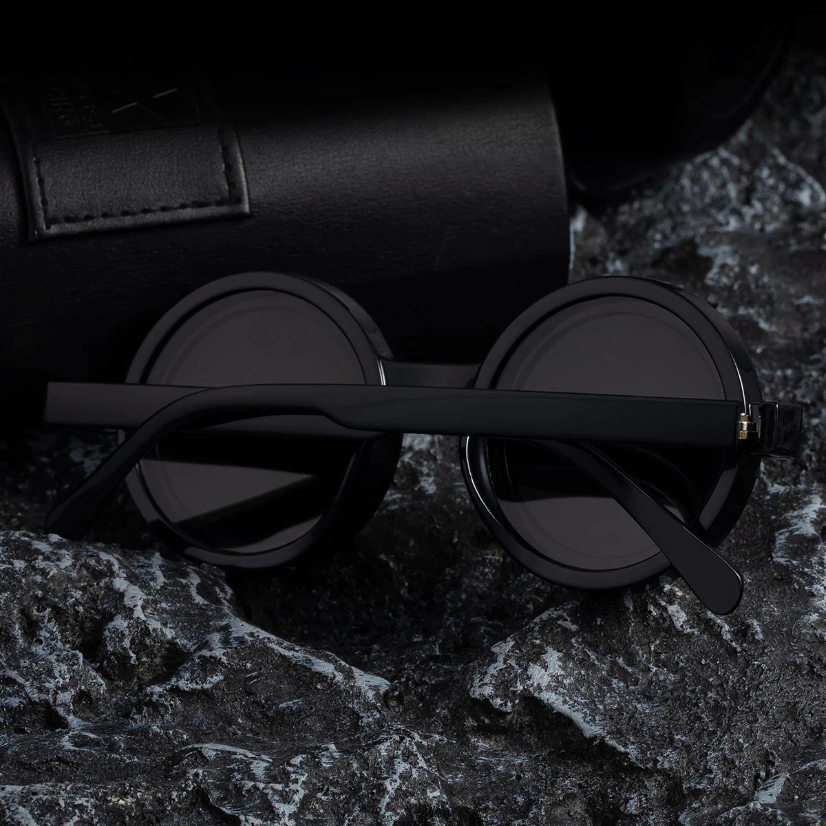 Steampunk Polarisierte Kleine Rahmen Runde Einstellbare Licht Sonnenbrille ND9 Dimmen Sonnenbrille Outdoor Shades Angeln Fahren Brillen – Detail 3