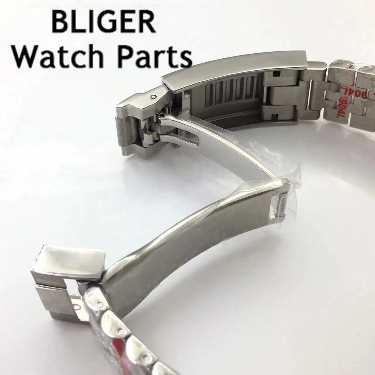 BLIGER Роскошные мужские NH35A Механические часы Браслет из нержавеющей стали Сапфировое стекло Зеленые светящиеся мужские часы Reloj Hombre