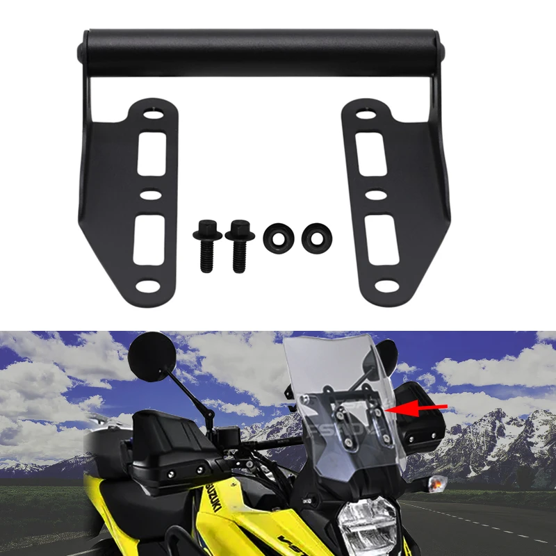 

Для SUZUKI V-Strom 250SX 2023-2025: Держатель для мобильного телефона, кронштейн для GPS-навигатора, регуляторы крепления на ветровое стекло