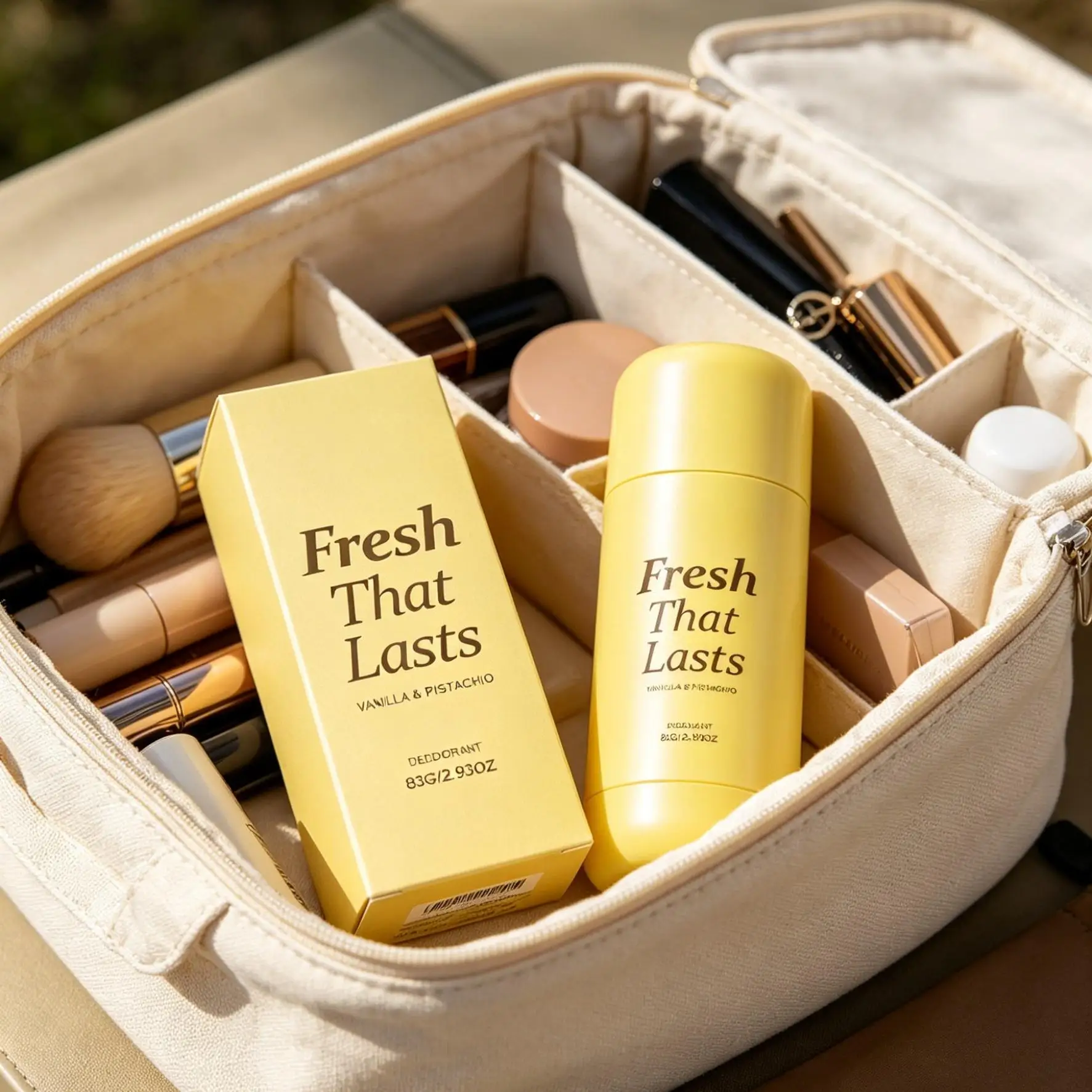 Deodoran Stick Vanilla Penghilang Bau Badan Antiperspiran Perawatan Kulit Pencerah Produk Perawatan Kulit Asam Kojic Kunyit 83g