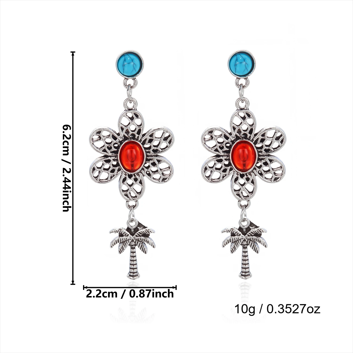 Elegante goldfarbene hohle Lotusblüten-Ohrringe für Damen, Boho, glitzernde Strass-Tropfenohrringe, spiritueller Kristallschmuck, Geschenk – Detail 15