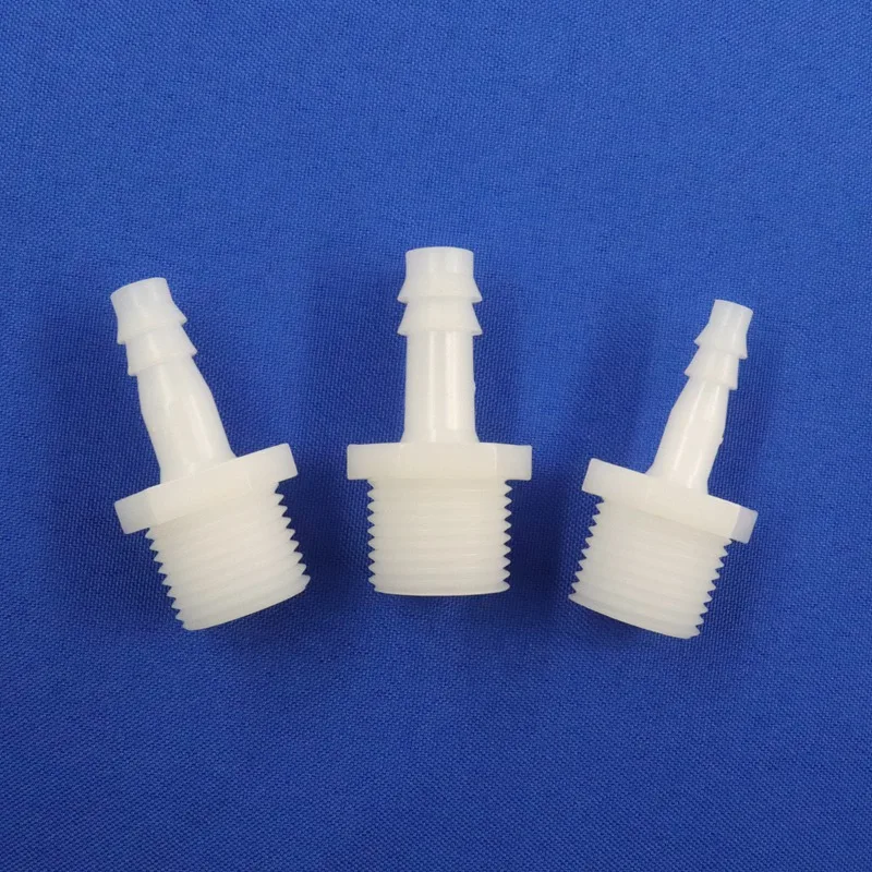 5~100pcs G1/2 Inch Male Thread To 4~20mm Food Grade PE Straight Connectors Aquarium Fish Tank Air Pump Aerator Hose Joints
