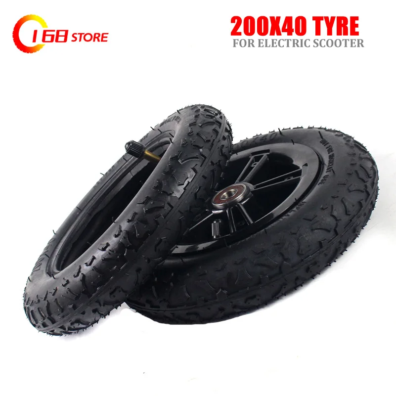 Super 200X40 Folding Bicycle Tyre Rubber Scooter Car Motorcycle Accessories Baby\'s 8 Inch Wheel Tire 200*40