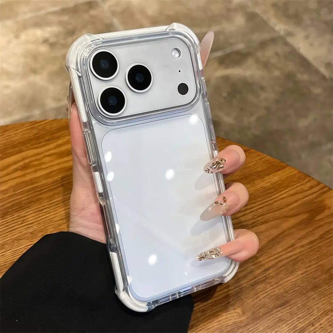 For iPhone 17 Pro Max/17 Pro/17 Air/17 Clear Ultra Thin Bumper Case 4 Corner Shockproof Lens Protection
