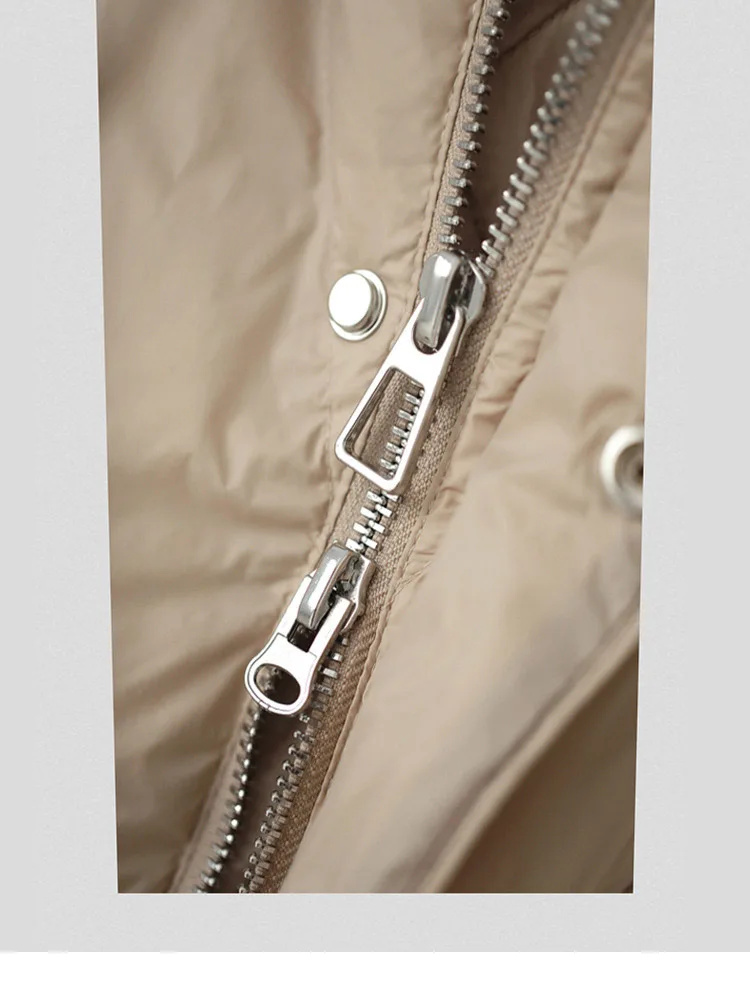 Schinteon Women 90% White Duck Down Long Jacket with Hood Casual Loose Over Size Winter Warm Outwear High Quality 2026 New