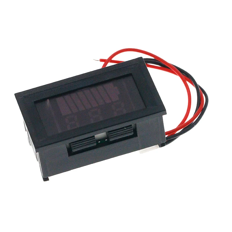 12V 24V 36V 48V 60V Car Battery Charge Level Indicator Lithium Battery Capacity Meter Tester Display LED Tester Voltmeter