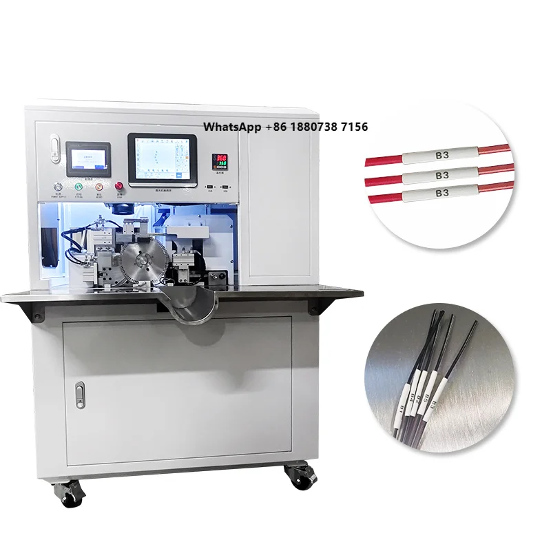 TR-500ST Cable Double-end Crimping and Number Tube Insertion and Marking Machine