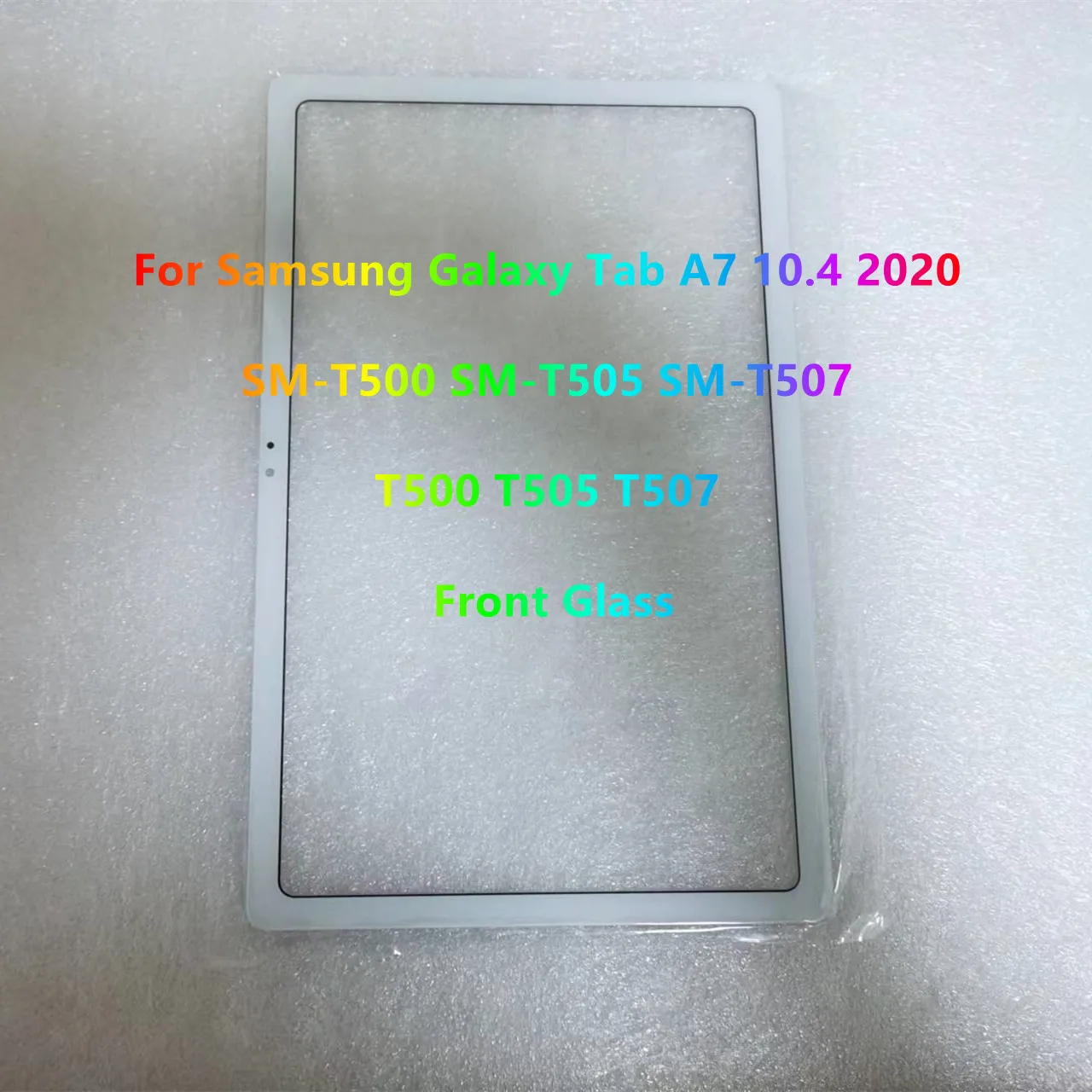 New For Samsung Galaxy Tab A7 10.4 2020 SM-T500 SM-T505 SM-T507 T505 T507 T500 Touch Screen Front Glass With Laminated OCA Glue