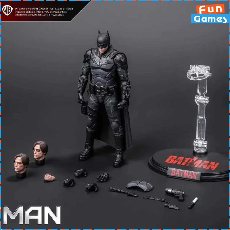 New Fondjoy The Batman Anime Figure Robert Batman Action Figure Dc Justice League 2024 Model Collection Children Birthday Gift