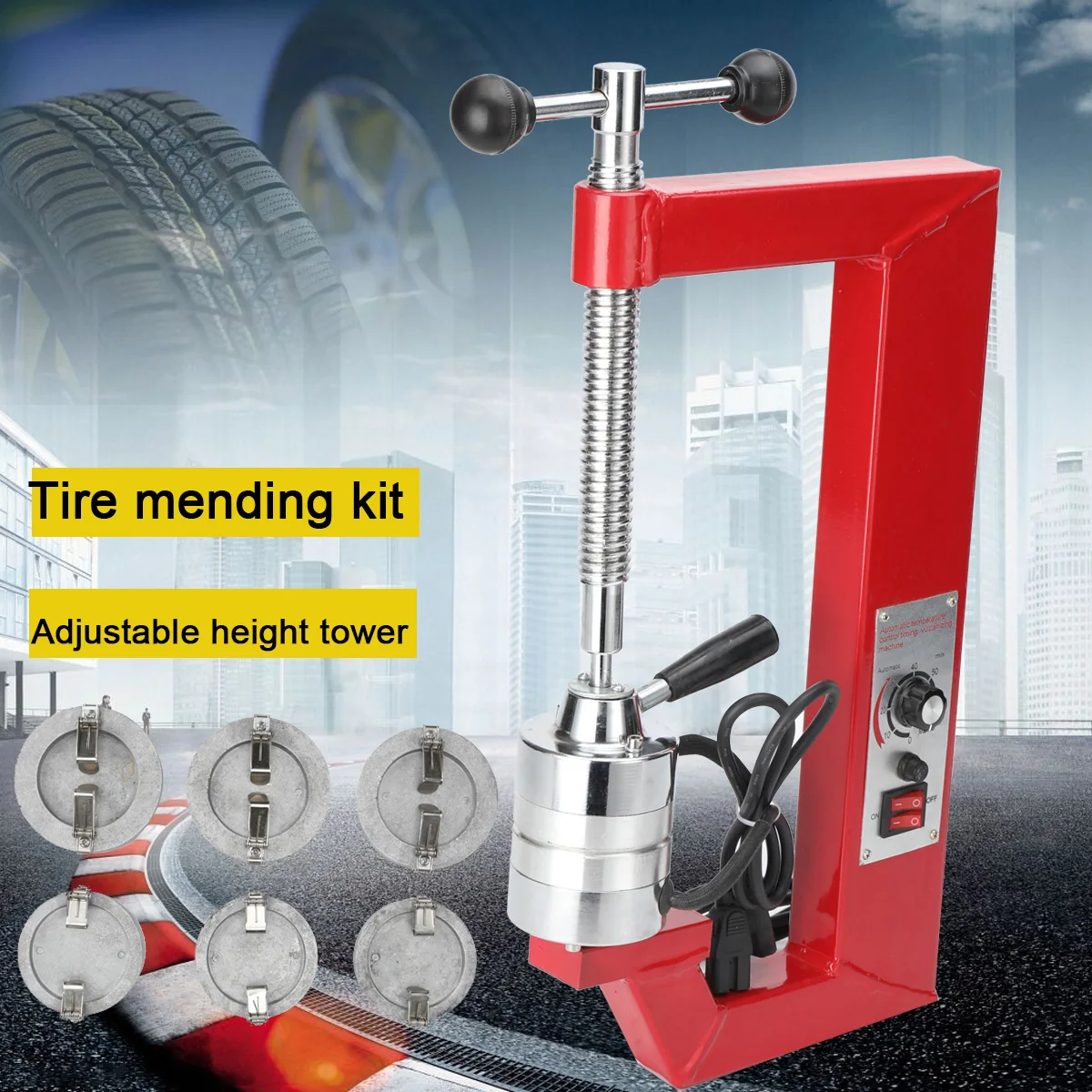Car Automatic Temperature Control Vulcanizing Machine Tire Repairing Equipment Car Repair Tools Set