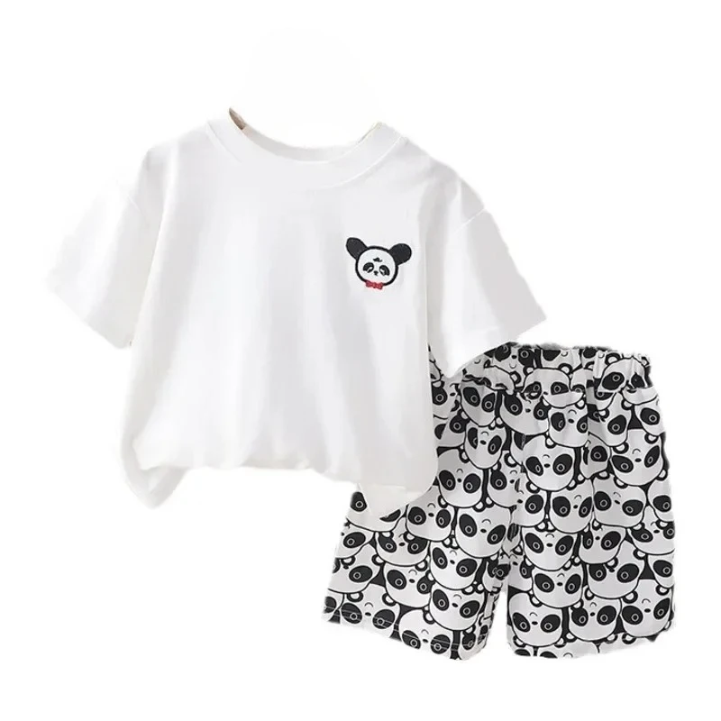

New Summer Baby Clothes Suit Children Boys Girls Cartoon T-Shirt Shorts 2Pcs/Sets Toddler Casual Sports Costume Kids Tracksuits