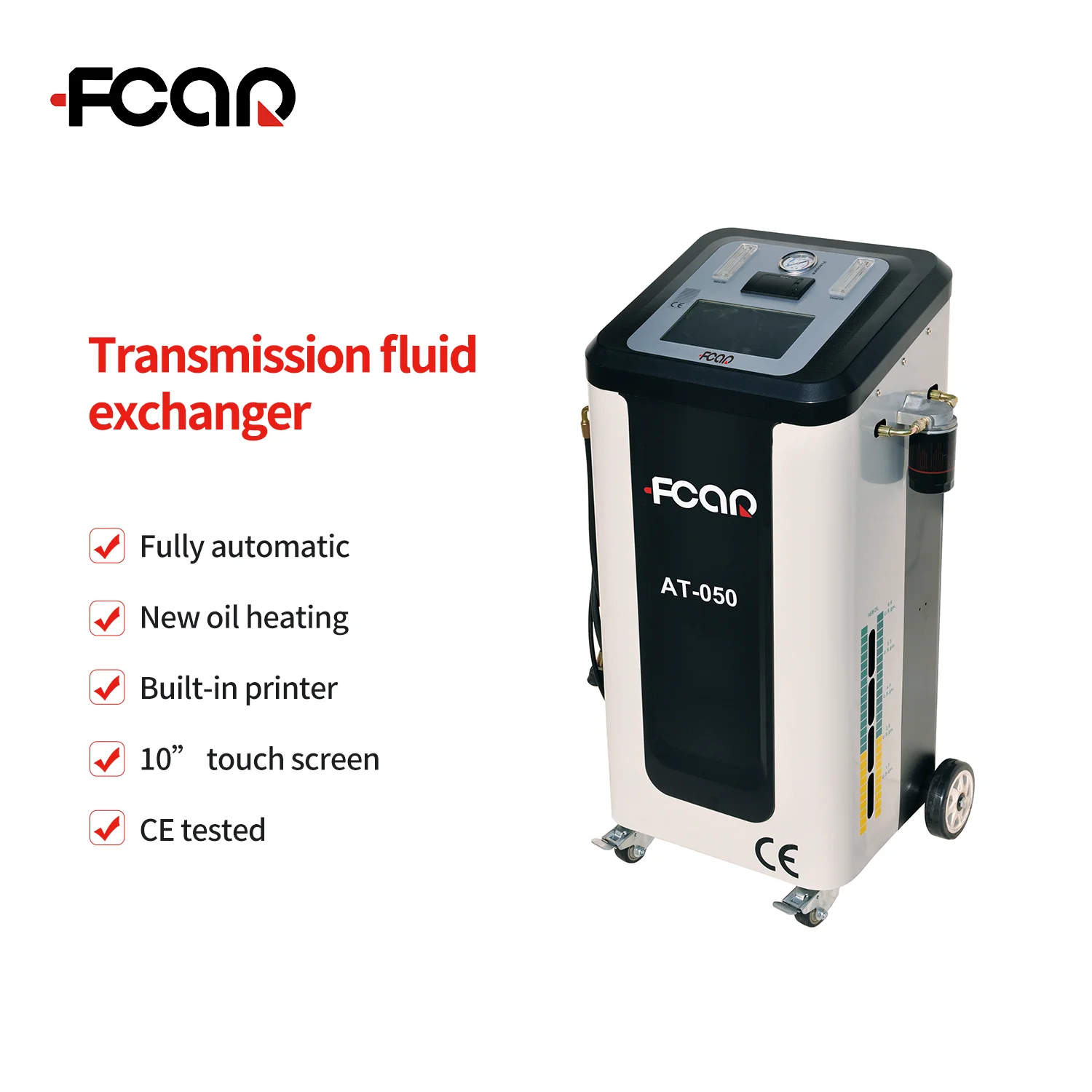 Fcar AT-050 ATF Changing Machine with Printer Oil Heating Function Professional Auto Transmission Fluid Exchanger For Car Care