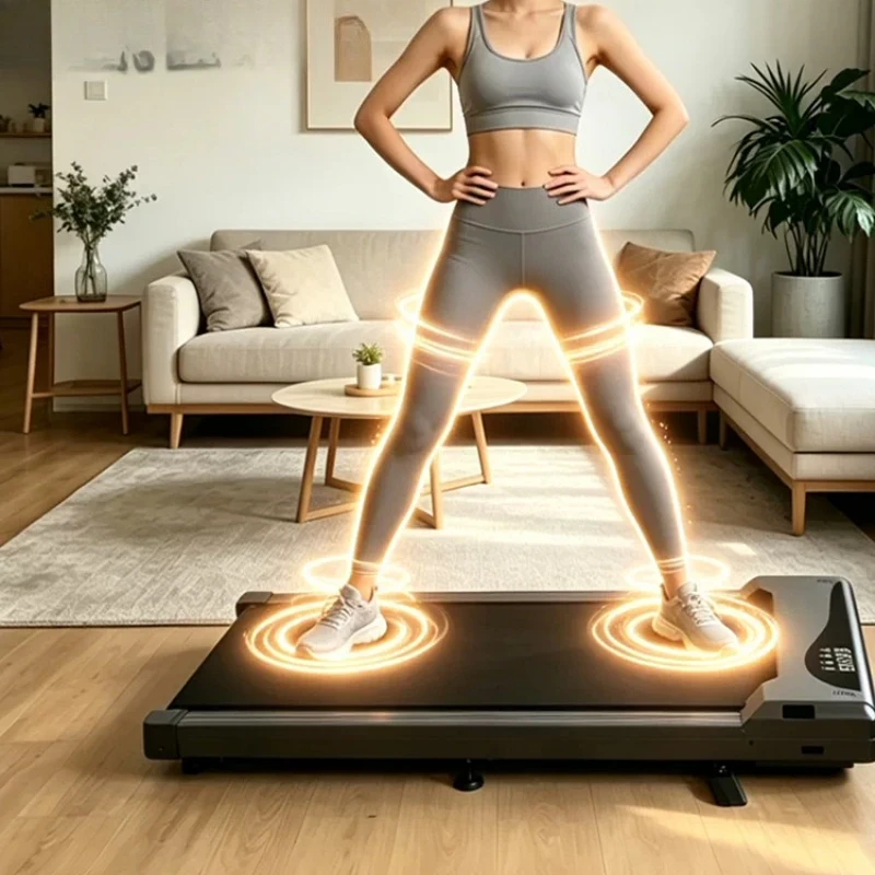 Home folding treadmill silent indoor flat treadmill climbing exercise fitness exercise