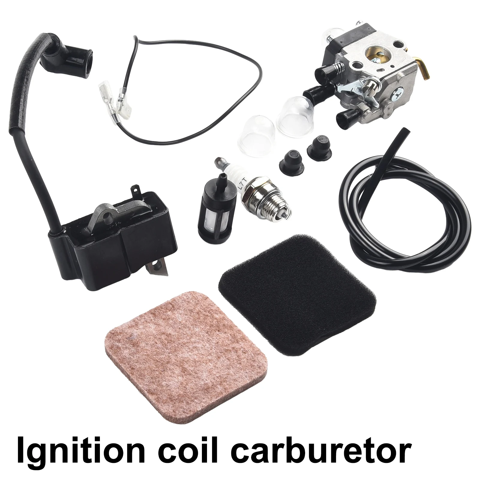 

For STIHL Fs80R Fs85 Fs80 Hs80 Ht75 Hs75 Hs85 Set Ignition Coil Carburetor Kit Long lasting Performance Complete Package