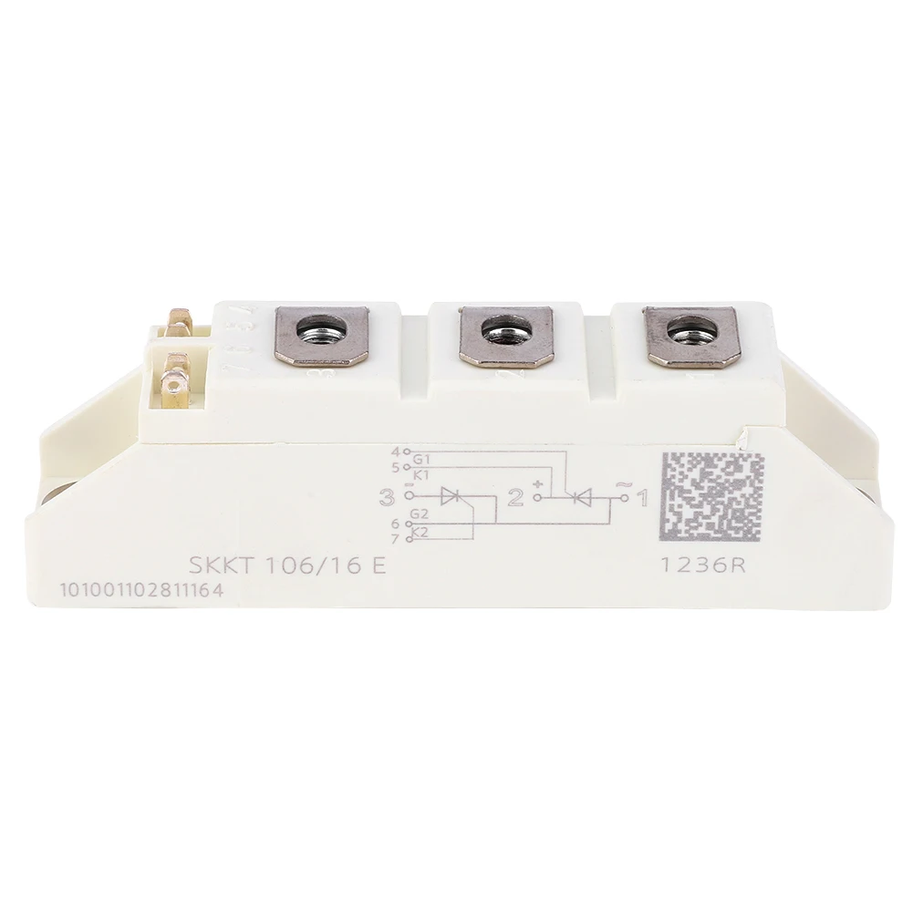 SKKT106/16E Thyristormodule 1600V 106A, siliciumgestuurde moduleprintplaat
