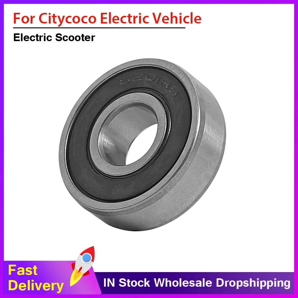 

Подшипник 6201RS, двухсторонние резиновые чехлы для подшипников передних колес электрического скутера Citycoco, аксессуары
