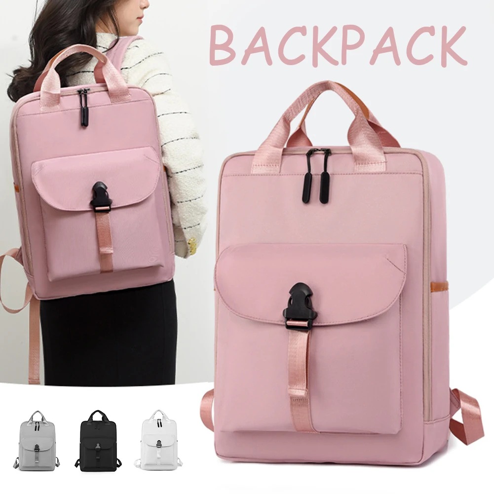 Fashion Casual Travel Backpack Portable Zipper All-match Schoolbag For Outdoor