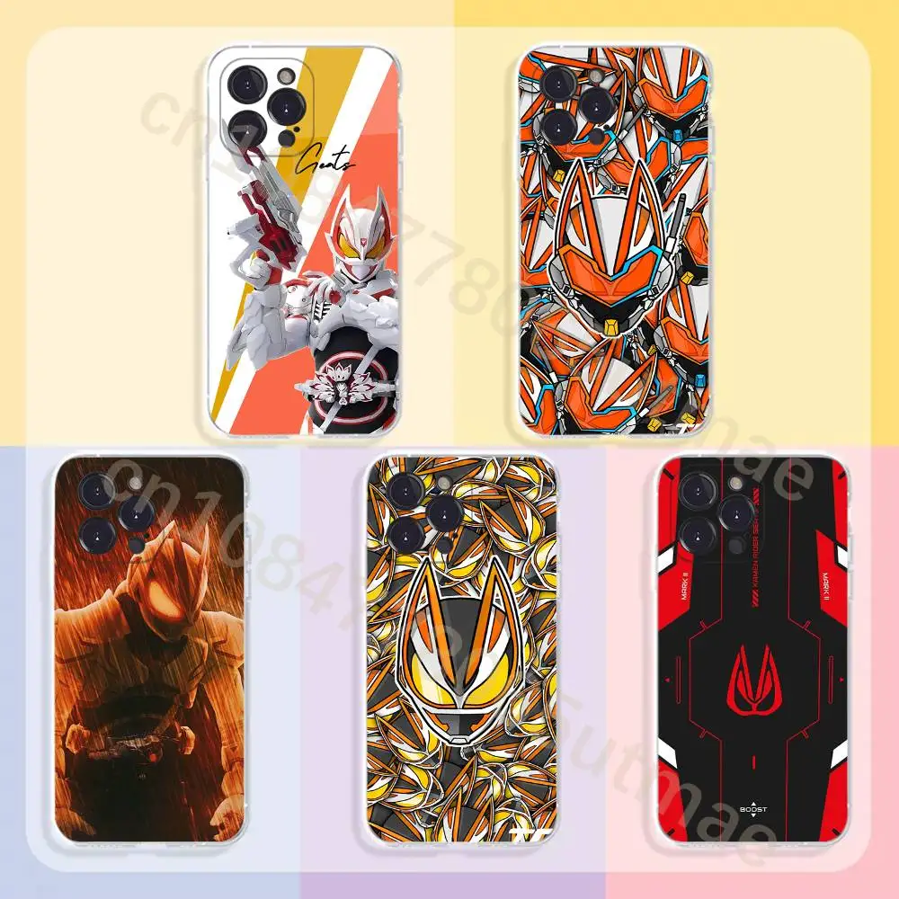 Kamen Rider Geats Phone Cases For iPhone17,16,15,14,13,12,11,Pro,Max,Plus Luxury Camera Protection Plastic