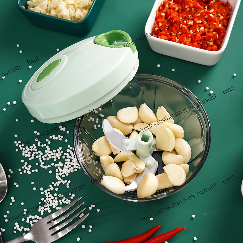 Multifunctional vegetable cutter Kitchen gadgets Seasoning vegetables Manual garlic puller Pumpkin mashed potato grinder