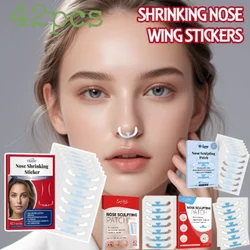 42PCS New Cosplay Nose Shrinking Patch - Invisible Beauty Makeup Stickers For Shrinking Nose Wings Sticker Cosmetics Beauty Tool