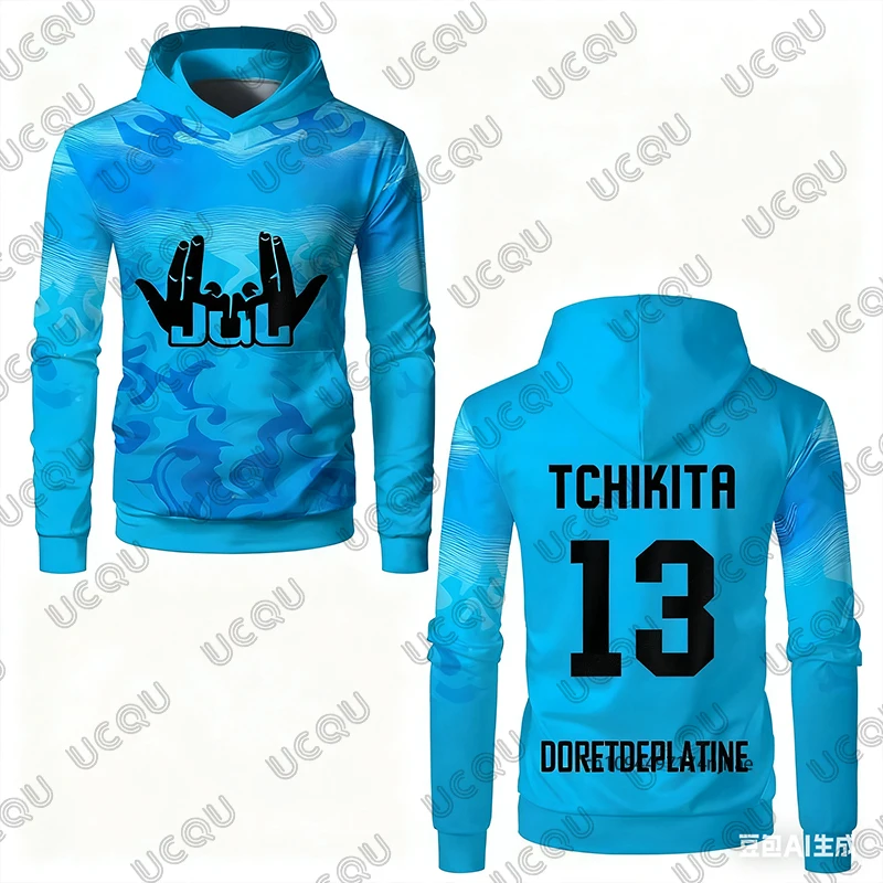 2026 الخريف الشتاء مغني الراب JuL هوديس للأطفال طويلة الأكمام بلوزات ملابس رياضية غير رسمية المتضخم الاطفال/الكبار بلايز #5