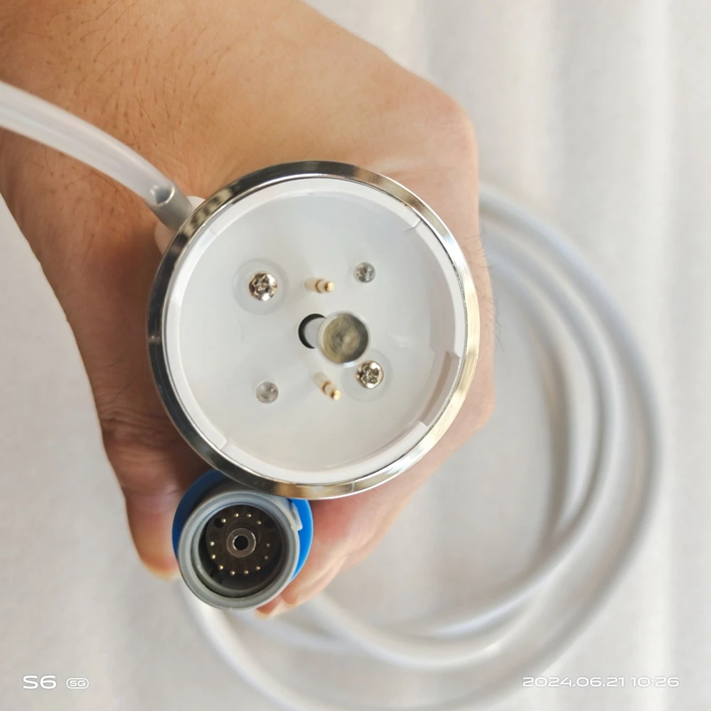 Зеленая микроигла RF-машина Ручка Лифтинг кожи Удаление растяжек