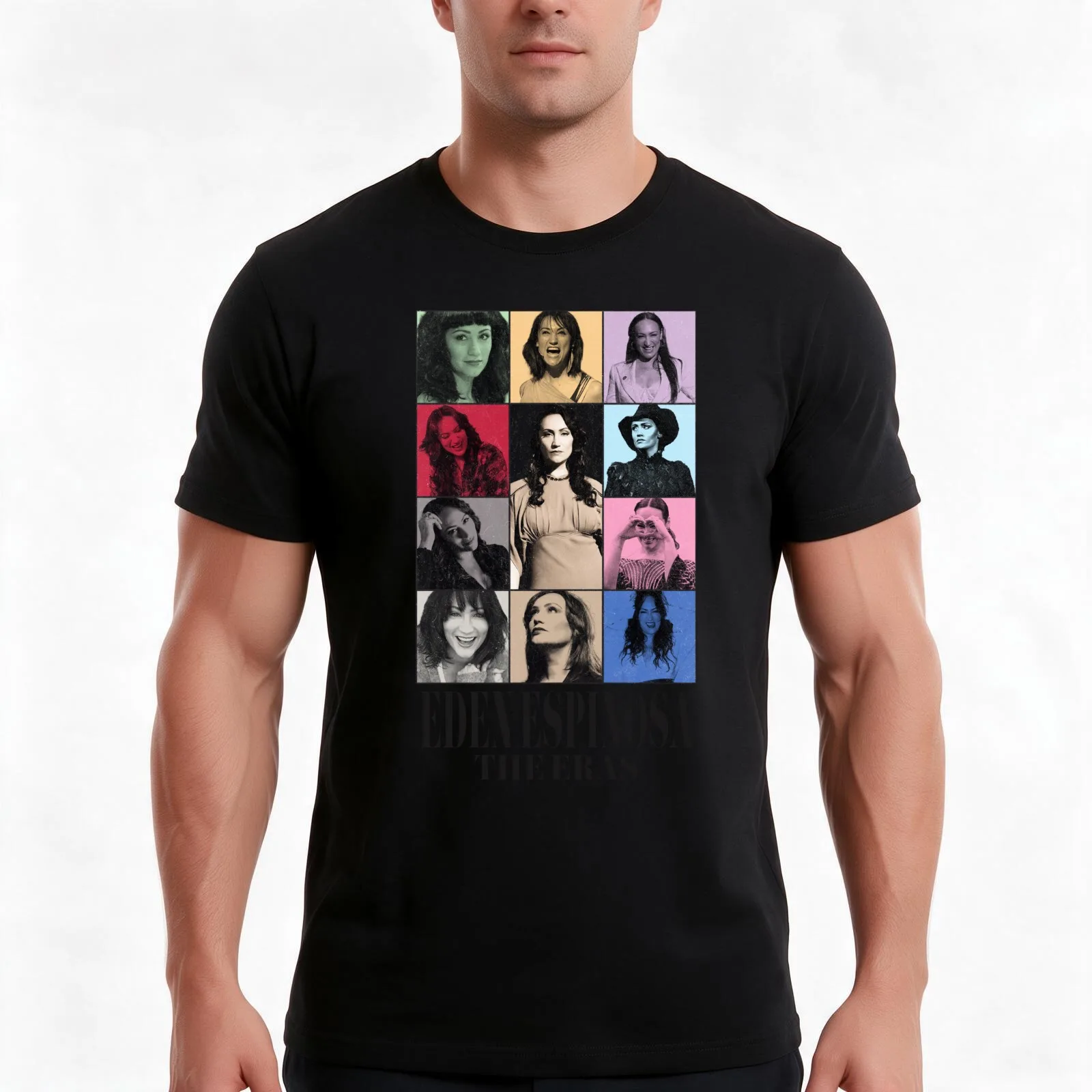 Eden Espinosa Eras T-Shirt Summer Casual Cotton Tee Oversized Streetwear Tops Vintage Graphic Print Loose Fit Short Sleeve