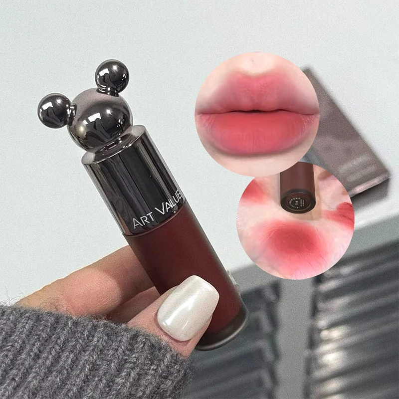 ベルベットソフトミストリップマッド グレーピンク スイート秋冬雰囲気 マットリップスティック