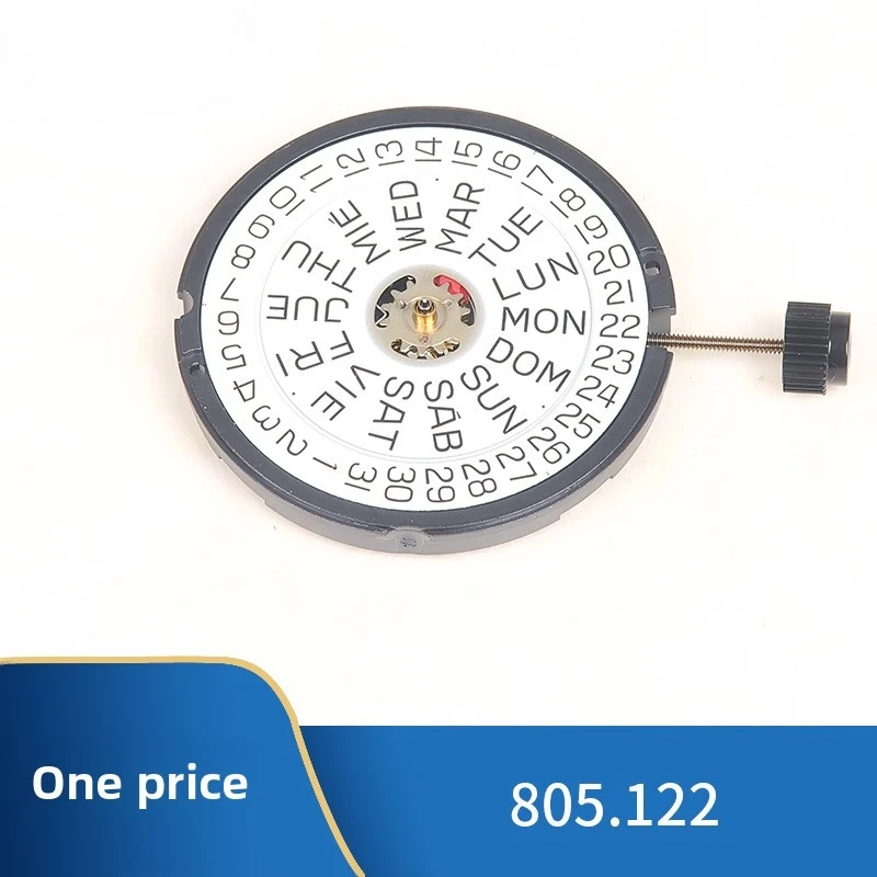 

Watch Quartz Movement Dual Calendar Movement For ETA 805.122 Quartz Movement Accessories Watch Day Date Quartz Movements Replace