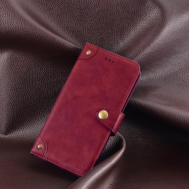 Voor Oukitel WP60 5G Case PU Leer Retro Metalen Gesp Case Cover Conque Voor Oukitel WP60 5G fundas